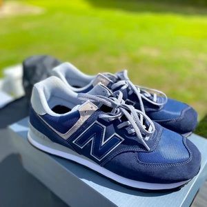 Size 14 - New Balance 574 Blue/Gray